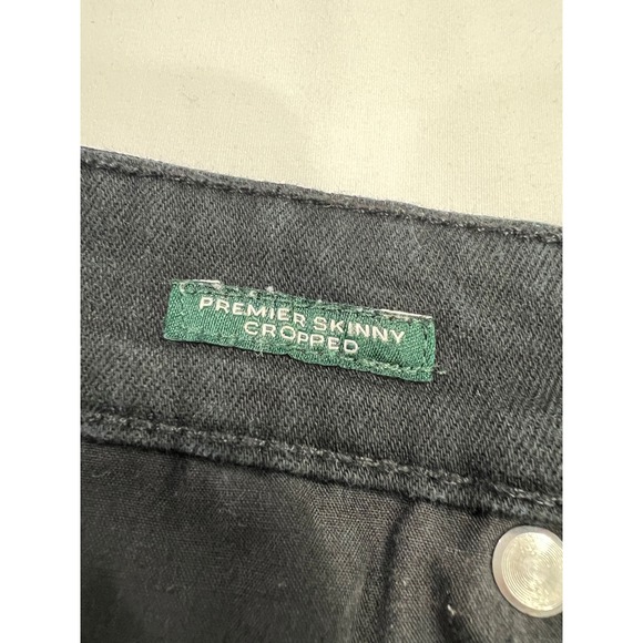 Lauren Ralph Lauren Black Skinny Jeans Women's Size 4 Petite Stretch Denim D16 - Picture 12 of 14